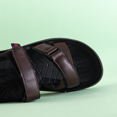 Youth boys brown Oxymius velcro sandals - Shoes