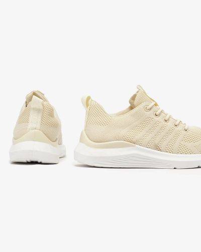 Krēmkrāsas sieviešu auduma sporta apavi Bofia - Apavi