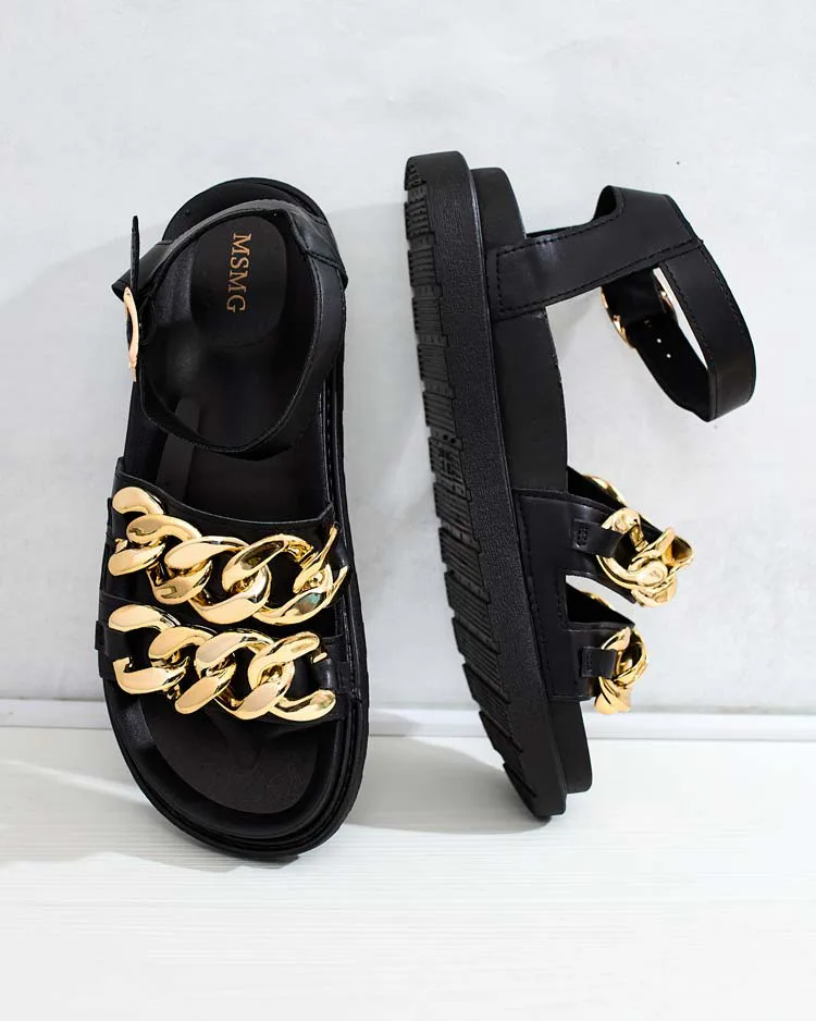 Royalfashion Women's eco-leather Leo sandals