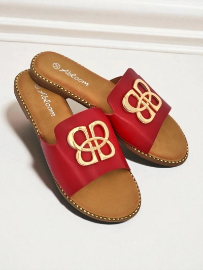 Royalfashion Женские шлёпанцы на плоской подошве Heraklia