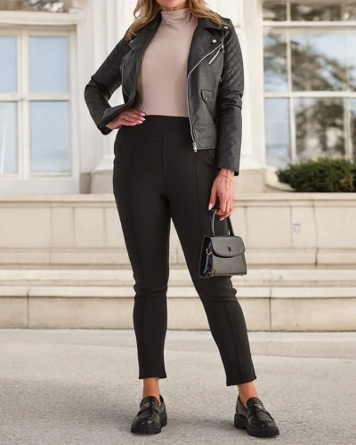 Royalfashion Warmed sieviešu trekinga bikses PLUS SIZE