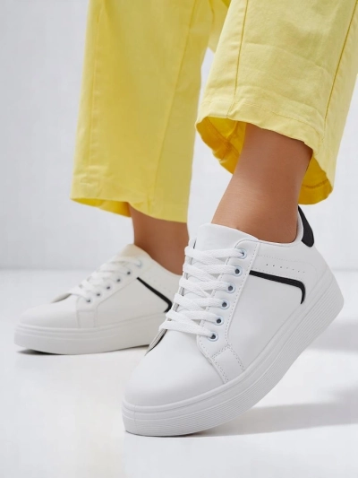 Royalfashion Women's sports sneakers on thick soles Uensi