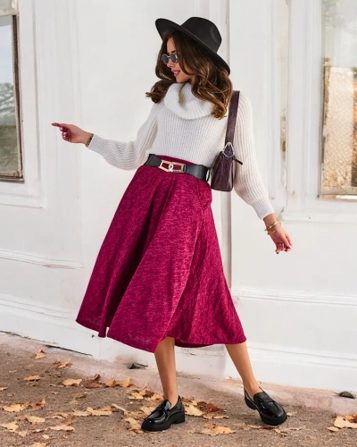 Royalfashion Sieviešu midi svārki