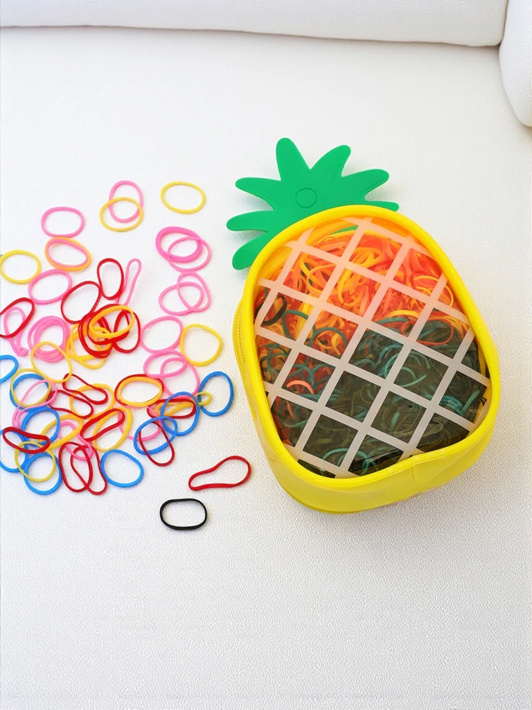 Royalfashion Multicolor Pineapple Silicone Elastics
