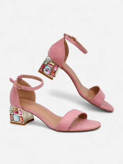 Женские сандалии Royalfashion с декоративным каблуком Ballou