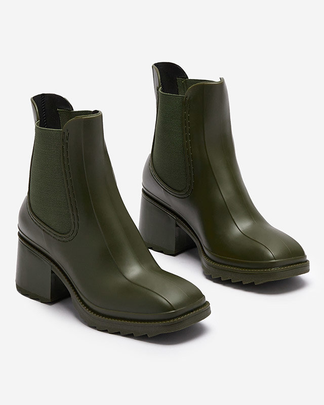 Tumši zaļi sieviešu zābaki Caldala- Footwear