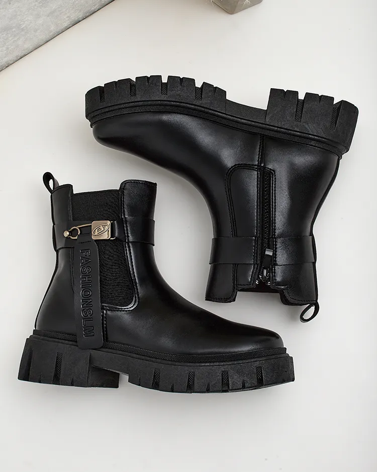 Royalfashion Women's eko leather Dobinas boots