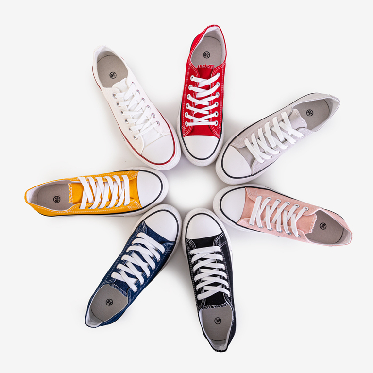 Желтые женские кеды Gabrela