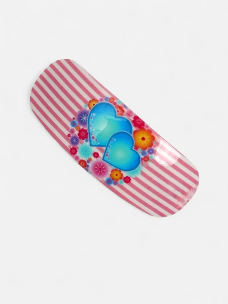 Colorful Children's Hair Clip with Hearts