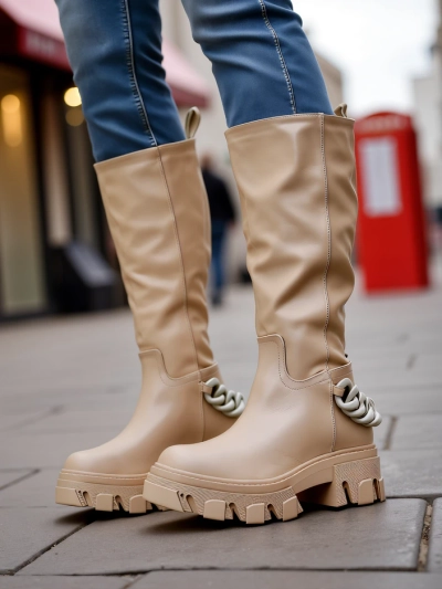 Royalfashion Sieviešu augstpapēžu zābaki Defesisa