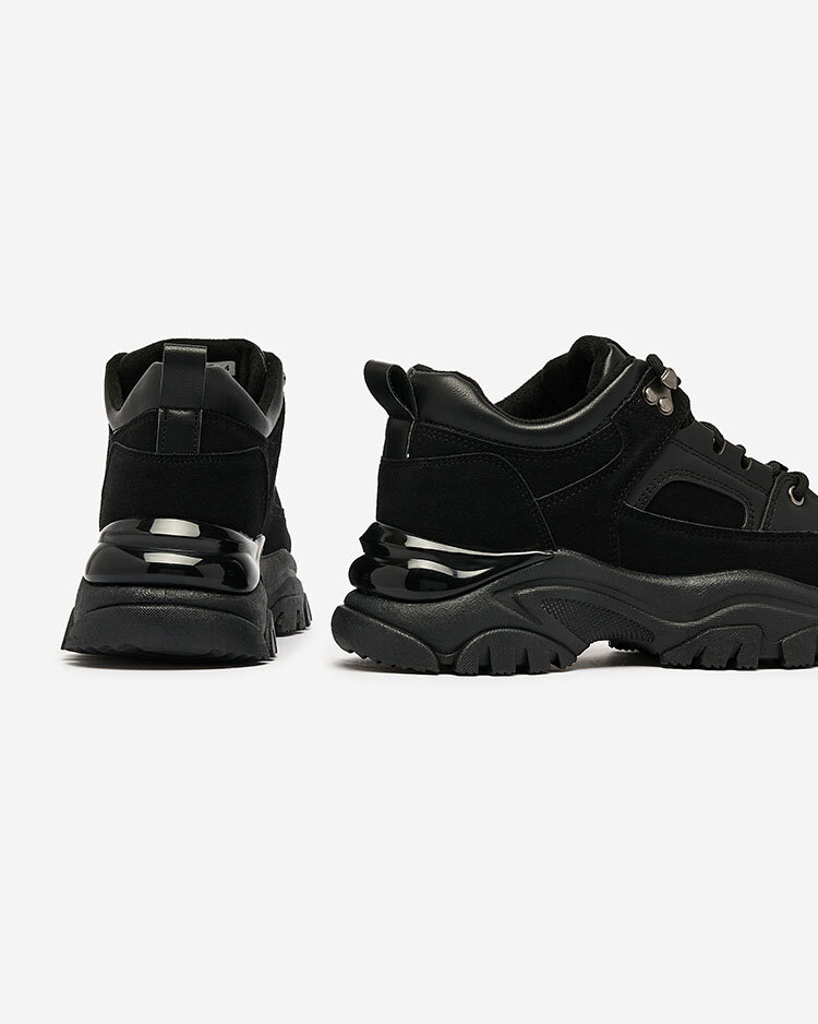 Royalfashion Black women's sneakers Aherot