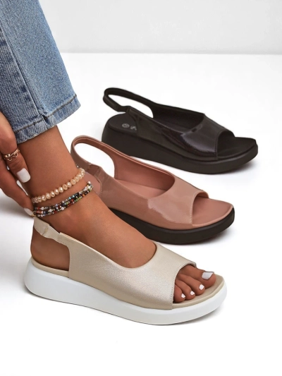 Royalfashion Women's Luna Shines Thick-Soled Sandals