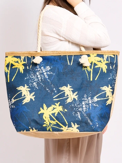 Royalfashion Liels auduma soma ar druku