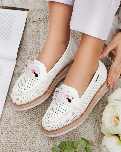 Royalfashion Mokasīni ar krāsainiem akmentiņiem Restea