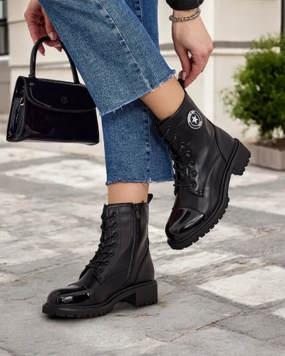 Royalfashion Eco leather women's ankle boots Vemis