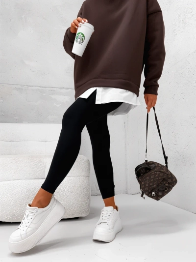 Royalfashion Cotton women's sweatshirt with detachable bottom