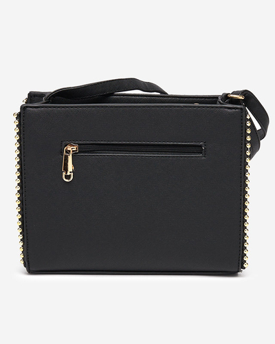 Classic black handbag with decoration - Accessories