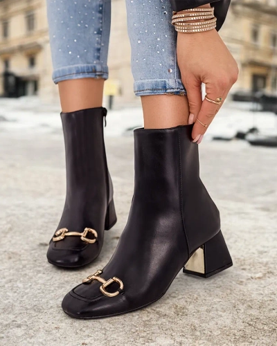 Royalfashion Women's ankle boots on a post Rozuli