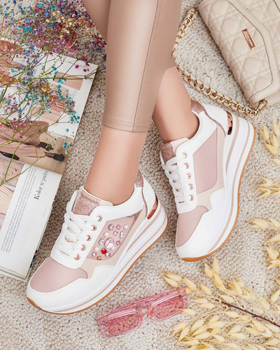 Royalfashion Sieviešu sporta kedas uz koturnas Roenna