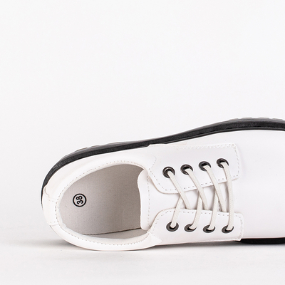 OUTLET Shoes for women matt white Diozzy - Footwear
