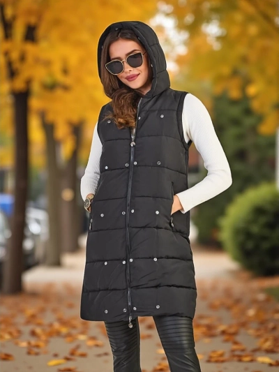 Женская куртка Royalfashion с отстегивающимися рукавами