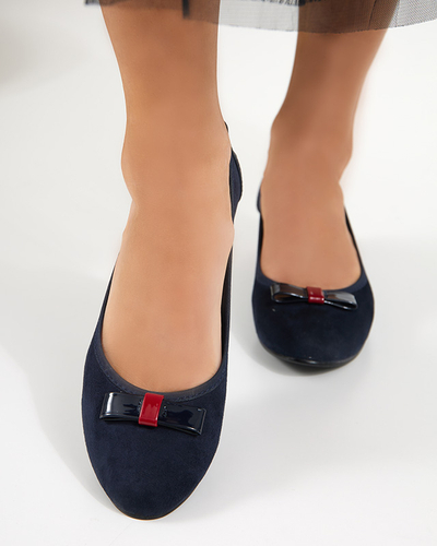 Navy blue women's high heels Sentiso - Footwear