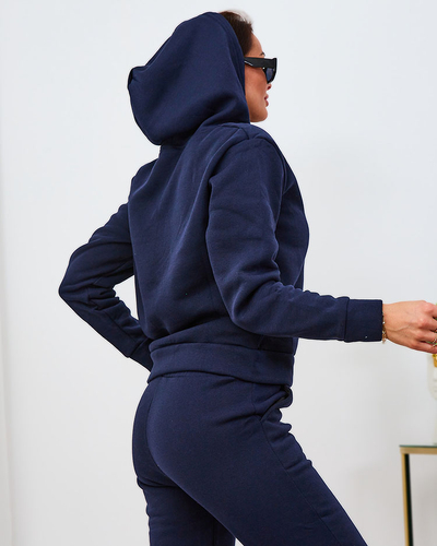 Royalfashion Black women's insulated tracksuit set with gold print