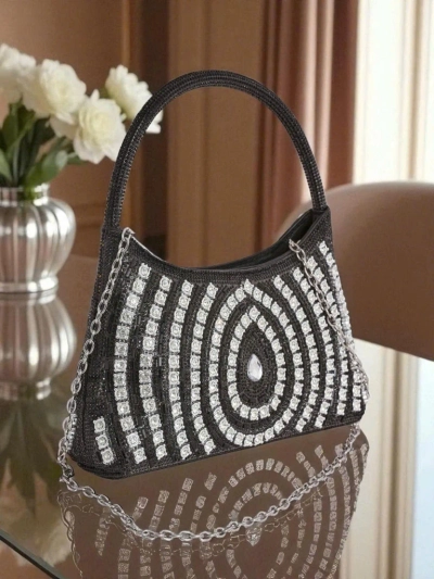 Royalfashion Женская сумка-клатч с цирконами Sova Glint