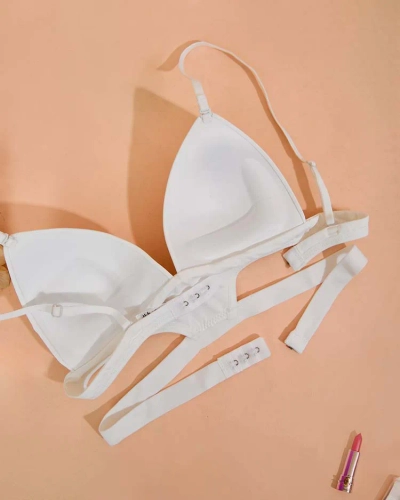 Royalfashion Women's bra with decorative straps