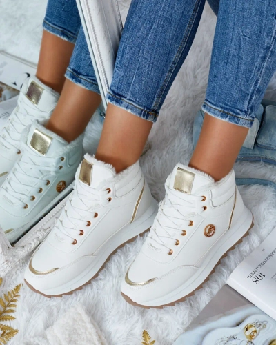 Royalfashion Утепленные женские кроссовки с мехом Casill