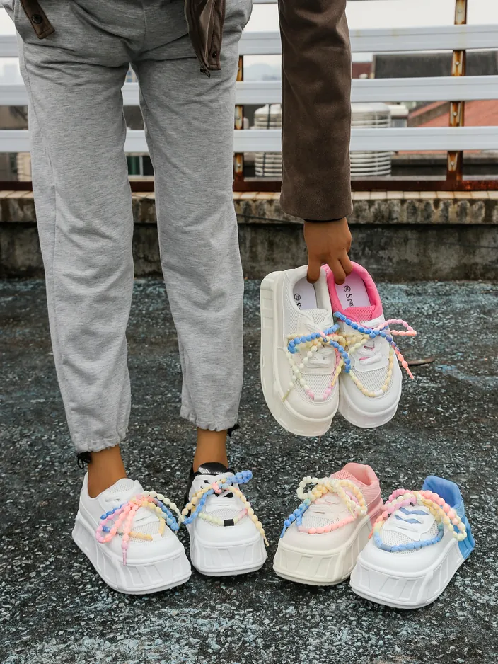 Royalfashion Women's Platform Sneakers Venusoe