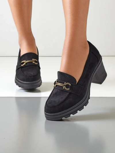 Royalfashion Women's heeled loafers Tollinge