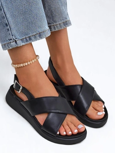 Royalfashion Sieviešu sandales uz grūbas zoles Riva Star