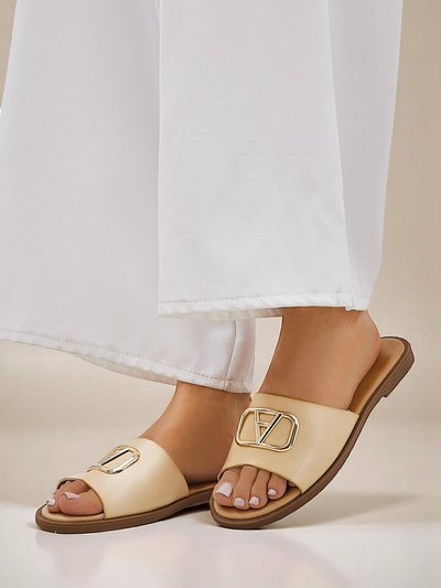 Royalfashion sieviešu čības Ohanna ar plakanu zolīti