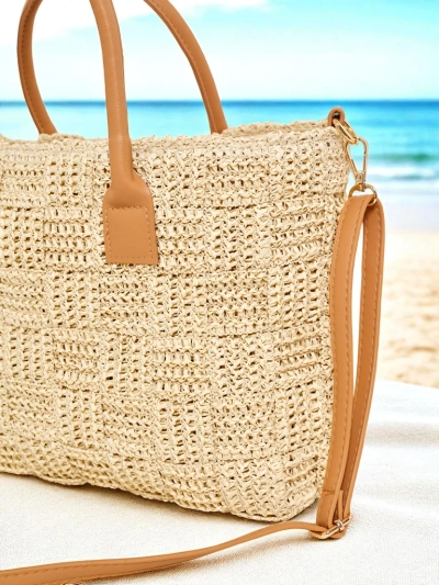 Royalfashion Large Straw Women’s Handbag Aureliana Savio