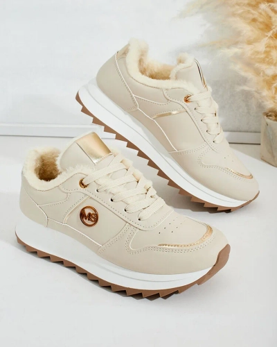 Royalfashion Warmed women's sneakers with fur Boris