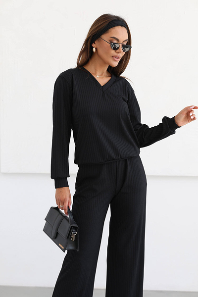 Royalfashion Women's Ribbed Cotton Set