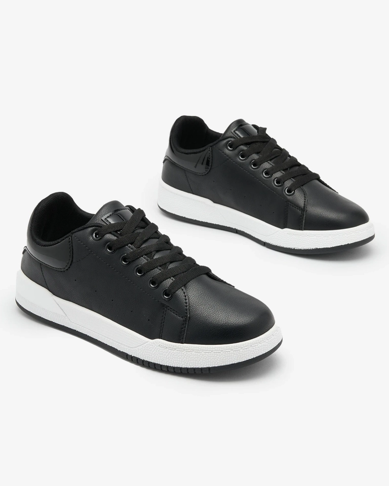 Royalfashion Black classic sports shoes Active Icons