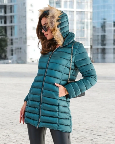 Royalfashion Sieviešu kviltota ziemas jaka