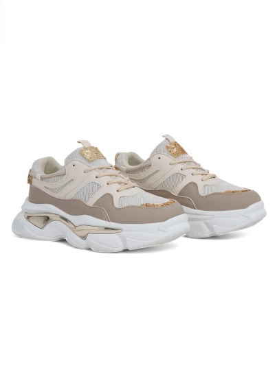 Royalfashion Women's sneakers with a thicker sole Lesalli