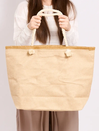 Royalfashion Large fabric bag with print