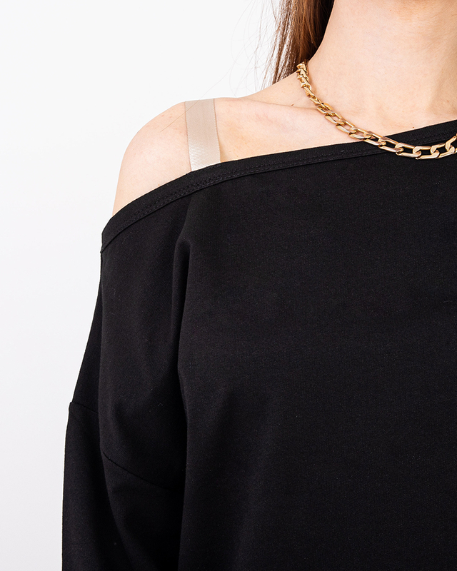 Black women's blouse and skirt set - Clothing