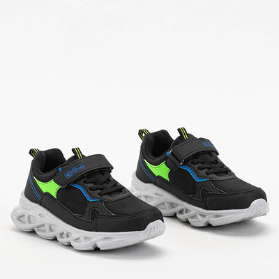 Melnas kedas zēniem Olafi - Apavi