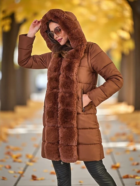 Rojalmodas Sieviešu jaka ar atņemamām piedurknēm