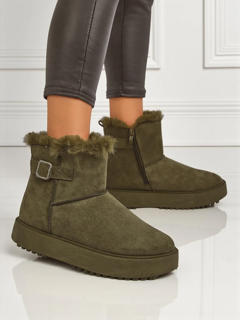 Royalfashion Krutkie buty a'la śniegowce damskie Aurelia Classico