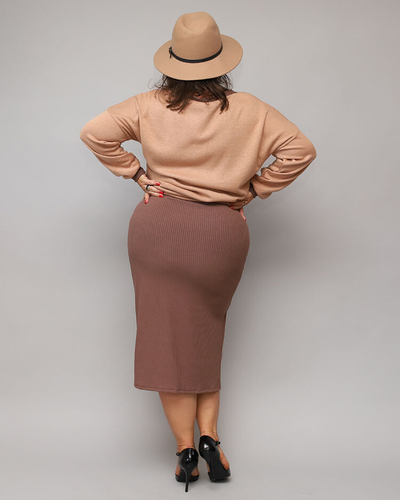 Royalfashion Ikdienišķs sieviešu komplekts brūnā krāsā