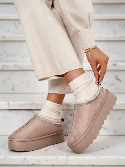 Royalfashion Sieviešu Zommy īsie zābaki a'la sniega zābaki