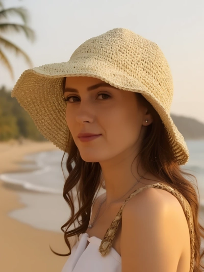 Royalfashion Sieviešu Salmu Cepure Shade Muse