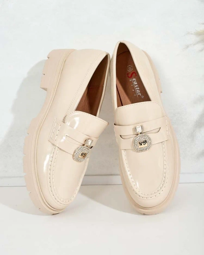 Royalfashion Women's lacquered moccasins Bemies