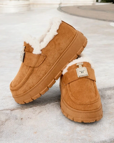 Royalfashion Женские утепленные мокасины Viserr